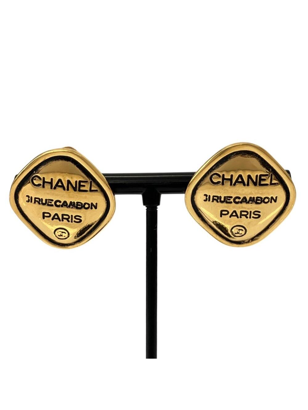 Chanel Earrings Gold-Tone Metal #371514C51B